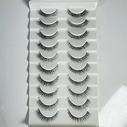 Eyelashes For Women & Girls 1 Pairs Pro Eyelashes-You Complete Me | Natural Look | Party Look |Black Color| Eye Lashes (set of 10 pirs) (5DY09)-picture-37