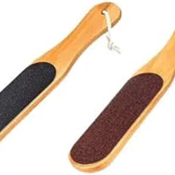 Kira Foot File Callus Remover - Wooden Pedi Foot Scrubber Filer for Dead Skin - Double Sided Foot Scraper Exfoliator for Dry and Wet Feet Care - Spa Quality Foot Rasp Grater Pedicure Tools (2)-image-55