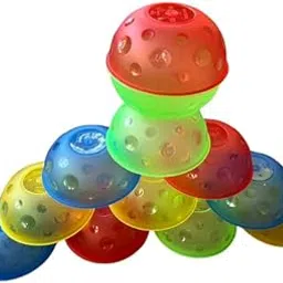 HUMBE&CO-Plastic Vegetable Bowl Stylish round Shape Plastic Bowls Pack 12 pcs-image-3