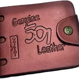 Genuine 501 PU Leather Wallet, Classic Brown, Snap Button Closure (Pack of 1)-picture-39