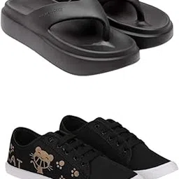 zenwear Extra Soft Classic Casual wear with Flexibility Technology Wedges Combo for Women's/Girl's(6109-1629)()-picture-34