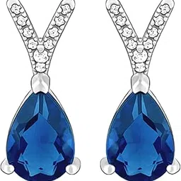 giva 925 Silver Midnight Blue Earrings| studs to Gift Women & Girls | With Certificate of Authenticity and 925 Stamp | 6 Months Warranty*-picture-17