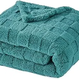 VAS COLLECTIONS Coral Flannel Baby Blanket | Ultra Soft & Fluffy AC Blanket | 300 GSM, 800 g Lightweight All-Season Wrapping Sheet for Newborns (Beige, 130×105 cm, 3–24 Months) (Coral Aqua)-image-98