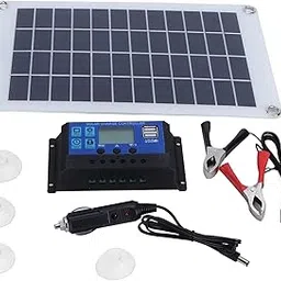 BAZPUR MART® Solar Panel Kit, Semi‑Flexible Polycrystalline Silicon Solar Module Solar Panel Charger for Ships for Automobiles for Motorcycles for Home Appliances'$-picture-21