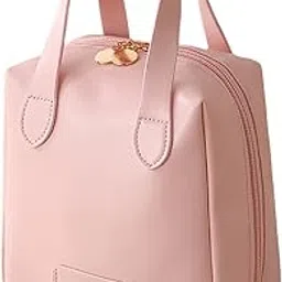 Kroywen Morden Makeup Bag Large Portable Cosmetic Bag for Women Cute Cosmetic Bag Travel Toiletry Bag PU Leather Waterproof-Travel Organizer Make Up Bag with Divider and Handle-picture-35