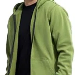 kushi flyer Men Solid Regular Fit Full Zip Hooded Neck Sweatshirt-picture-41