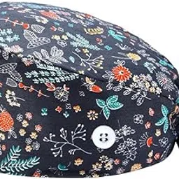 Scrub Cap_Floral Bliss Blue-picture-21