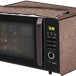 The Furnishing Tree PVC Waterproof Microwave Oven Cover Compatible for Samsung 28L CE1041DSB2/TL Multcolor Sand Pattern Brown-picture-11