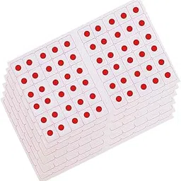 VAMA Fashions 6mm Red Sticker Medium Round Kumkum Sindoor Self Adhesive Bindis Set for Women Girls Reusable Skin Friendly Non Toxic Forehead Dots for Daily & Festive 6 Cards-picture-55