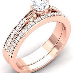 14k (585) Rose Gold Ring for Women-image-81