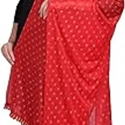 glaucus Traditional Embellished Dupatta, Net Motif, Fringe Border-picture-13