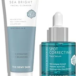 Brightening & Even Tone Skincare Duo | Spot Correcting Face Serum (30ml) + Sea Bright Facial Cleanser (120ml)-picture-10