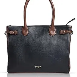 berrylush Women Solid Side Checked Pattern PU Regular Tasselled Tote Shoulder Bag-picture-56