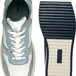 cantabil Casual Sneaker Shoes for Men l Lightweight & Comfortable with Cushioned Insole Polyurethane (PU) Upper TPR Sole Lace-Up Closure-picture-33