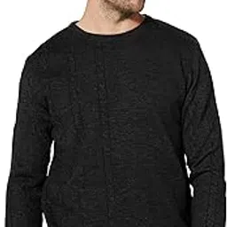 amazon brand - symbol Men's Casual Acrylic Crew Neck Sweater-picture-19