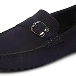 louis stitch Loafers for Men Italian Suede Leather Casual Stylish Men's Sole Side Buckle Penny Loafer Shoes (GE)-picture-38