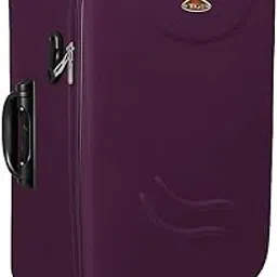 yexxi Trolley Bags for Travel Suitcase for Travel 3 Wheels 24 inch Medium Cabin Protection Trolley Bag Polyester Softsided Wheeling System Uv Luggage (Purple-P)-picture-12
