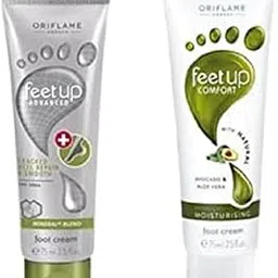 feet up advanced cracked heel repair and smooth foot cream and comfort overnight moisturising foot cream - 75 x 2 ml - COMBO-picture-61