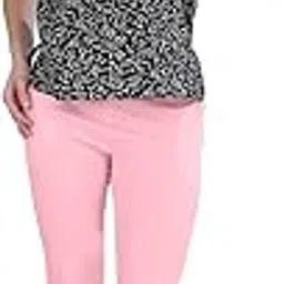 indian flower Mid Rise Kurti Slub Pant for Women/Trouser, Kurti Pant-picture-55