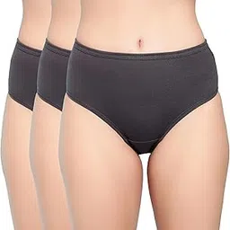 shasmi Women's Super Combed Cotton Mid Low High Rise Coverage Hipster Full Briefs Breathable with Concealed Waistband Ladies Underwear Panties (Hipster 8901)-picture-13