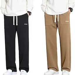 samfor Mid Rise Stretchable Baggy Track Pants for Men - Premium Polycotton Causal Baggy Fit Jogger-picture-23