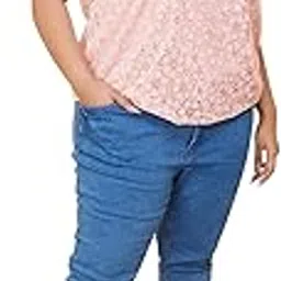 max Plus Size Women Floral Knit Blouse-picture-38