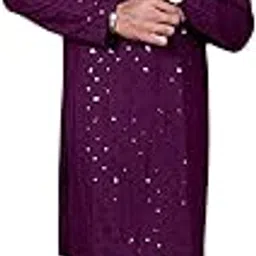 yuvina fashion Mens Purple Colour Stylish Kurta Pajaama Set-picture-48