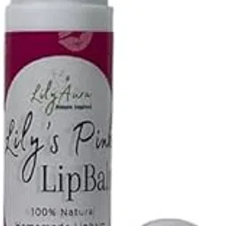 LilyAura Lilys Pink Lip Balm Jar 100 Percent Homemade Natural Lip Balm | Bubblegum Flavour With Unrefined Cocoa Butter Shea Butter And Vitamin E | Long Lasting Hydration (10g)-image-20