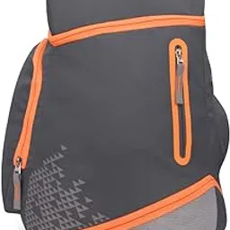 nivia Ashtang Backpack Bag, 100% Polyester, Highly Durable and Premium Fabric, Bag for Men and Women (Grey Orange),Capacity-32 litres-picture-41
