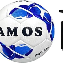 AMOS Inferno Classic (Size 5) Football with Pump-picture-49