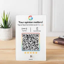 tinydabba Review NFC Standee with QR Code | 4 Inches x 6 Inches | With Dashboard-picture-13