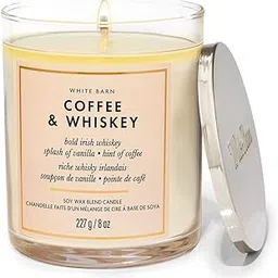 Bath and Body Works Coffee & Whiskey Single Wick Candle | 227 g / 8 oz | Single Wick Candle| Sweet Fragrance-image-70