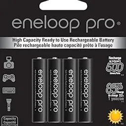 Panasonic BK-4HCCA8BA Eneloop Pro AAA New High Capacity 950mAh Typical Ni-MH Pre-Charged Rechargeable Batteries, Pack of 8-picture-22