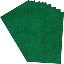 Lakeer A4 Felt Sheets - 29.7cm X 21cm Set of 10 Dark Green Stiff Felt Squares - 1mm Thickness for Kids School DIY Crafts, Patchwork, Embroidery, Sewing Projects-picture-11