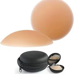 olive Women's Reusable Nipple Cover - Adhesive Reusable Nipple Pads -Silicone Nipple Cover Bra Pad - Thin Silicone Nipple Cover Pasties Beige-picture-53