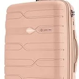nasher miles Paris Hard-Sided Polypropylene Check-in Luggage 24 inch | 65cm | 8 Wheels Medium Trolley Bag for Travel | Suitcase (Peach)-picture-40