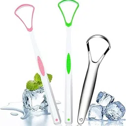 2025 New Tongue Scraper, 3PCS Tongue Cleaner, Oral Scrapers, Premium Sweeper Sets, Bad Breath Cure Tools, Effective Kits,Soft Silicon Stainless Steel-image-14