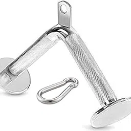 Zipzell™ Sports V-Shaped Tricep Press Down Bar with S - Lock, Chrome-Polished Iron, Non-Slip Handle, Commercial Grade-picture-10