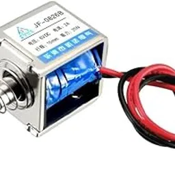 xcluma JF-0826B DC 6V 20N 10mm Strole Push-Pull Type DC Solenoid Electromagnet Linear Motion-picture-30
