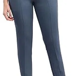 Women's Livin Straight Fit Mid Rise Pants-image-20