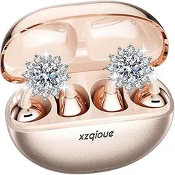 xzqioue Jewelry-Inspired Clip On Earbuds,Comfortable Fit Open Ear Clip-On Headphones,Wireless Bluetooth Ear Cuff Headphones for Women,Removable Clip Earbuds Accessories-picture-16
