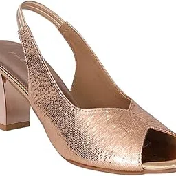 Women's Golden Spark Slingback Heels-image-10
