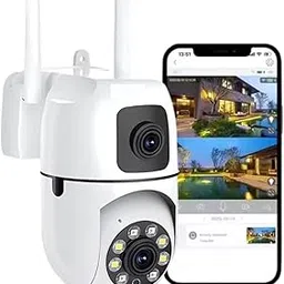 OTOOBEST 5+5MP Dual Lens Smart Wi-Fi CCTV Camera | 360° PTZ | 20M Color Night Vision | Human Motion Detection | Auto Tracking | Two-Way Audio | App Control | Supports 128GB SD Card-picture-20