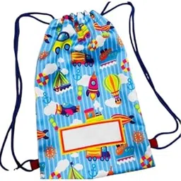 CliksaPics Personalized Drawstring Bag, Kids School PE Gym Bag.-picture-10