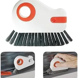 2 in 1 Groove Cleaning Brush – Window Track & Grout Cleaning Tool | Hard Bristle Crevice Brush for Sliding Door Tracks, Window Sills & Seals | Multifunction Grip Cleaning Brush (Pack of 1)-picture-21