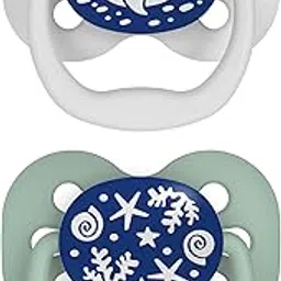 Dr. Brown's Advantage Glow in The Dark 2 Piece Stage 1 Pacifie (Pack of 1, Blue)-picture-11