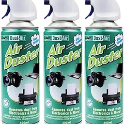 Herios Air Duster Pack of 3 compressed air for screen cleaner, duster, air duster for computer, laptop, keyboards etc 400ml advance cleaning technology-picture-20