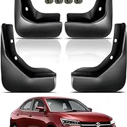 CARIZO Car Heavy Duty Cup Type Splash Mud Guards | OE Type Front and Rear Mud Flaps | Pack of 4 | Compatible with Maruti Suzuki Dzire (2024-25)-picture-15