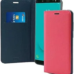 Tech Attires Compatible with Samsung Galaxy M10 Slim Diary Wallet Flip Cover Case Pink with Card Slots Wallet Flip Pink Case-image-6