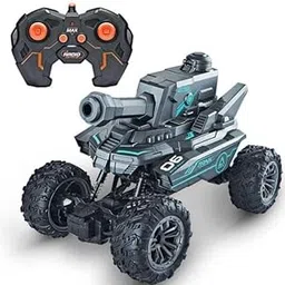 TIUDTOY RC Tank Shooting Water Bullets Remote Control Car Toys Monster Truck with LED Light Realistic Sounds 4WD Kids RC Tank Car (Multi Color)-image-124